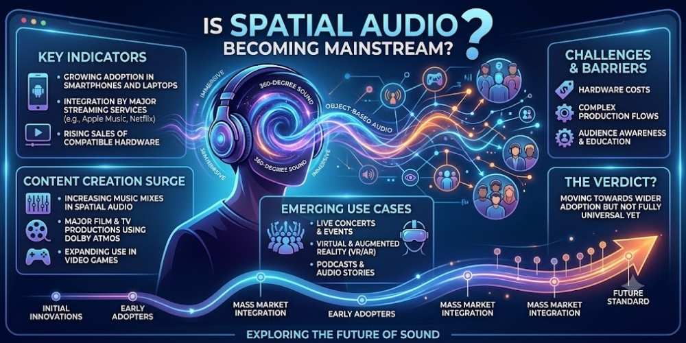 spatial audio mainstream adoption professional audio setup