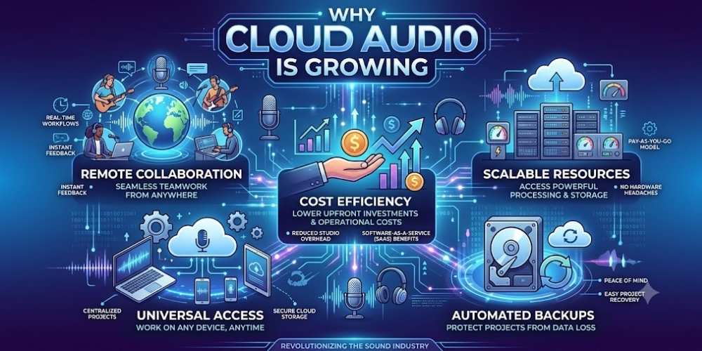 cloud audio production professional audio setup
