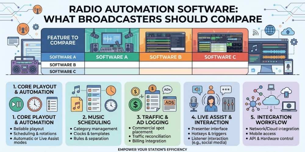radio automation software guide professional audio setup
